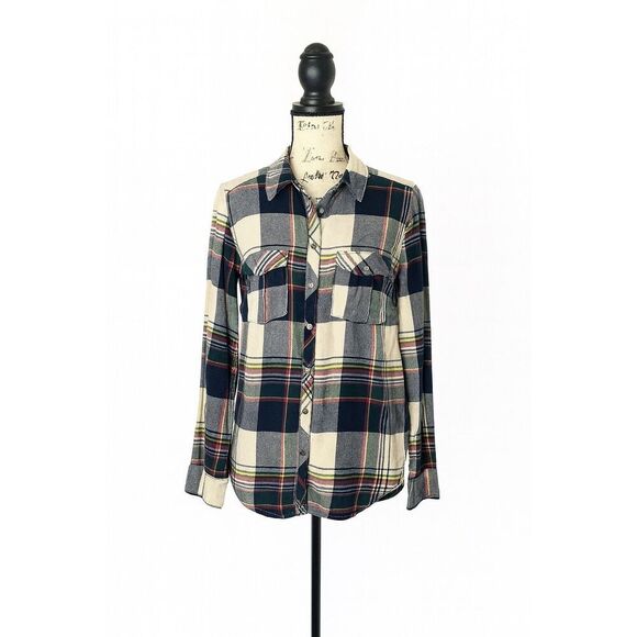 Maurices Plaid Flannel Button Down Shirt Women’s Size S | Soft Cotton Long Sleev - Picture 1 of 4